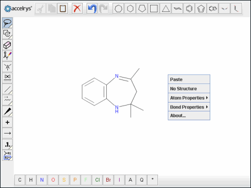 Structure Details Contextual Menu